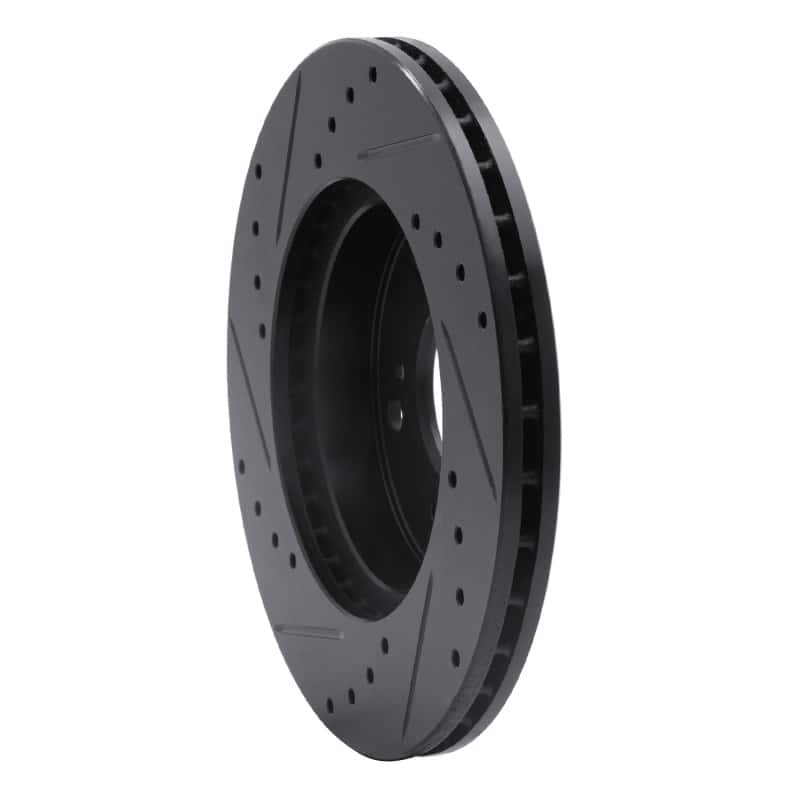 R1 Concepts — R1 02-15 Acura RSX Front Right Drilled & Slotted Black Brake Rotor
R1 Brake Rotor Drill - view 4