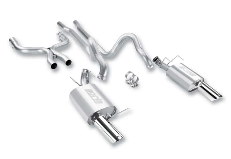 Borla — Borla 2011-2012 Mustang GT 5.0L 8cyl 6spd RWD Aggressive ATAK Catback Exhaust
Cat-Back System
ExhstSysKt - view 2