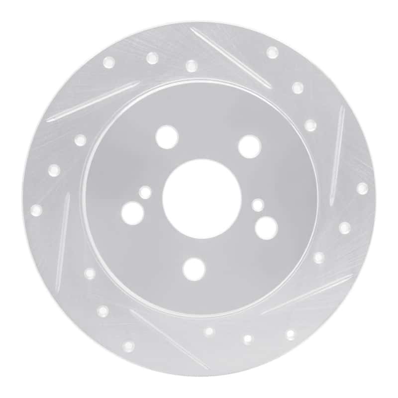 R1 Concepts — R1 09-24 Lexus CT200H Rear Right Drilled & Slotted Silver Brake Rotor
R1 Brake Rotor Drill - view 1
