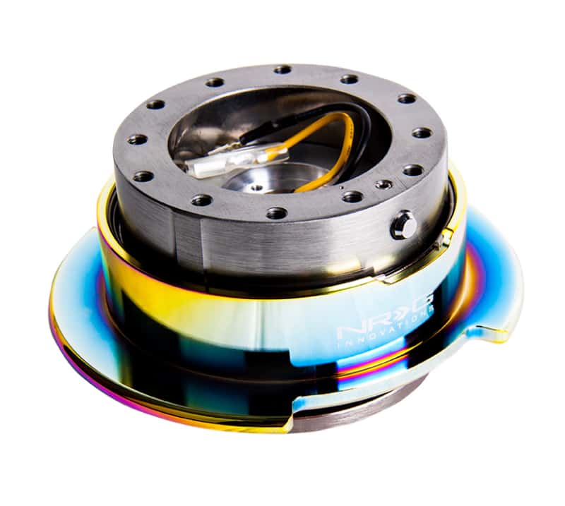 NRG — NRG Quick Release Gen 2.5 - Gunmetal Body / Neochrome Ring - view 3