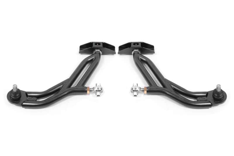 BMR Suspension — BMR 10-14 Ford Mustang Adj. Lower A-Arms w/ Delrin/Rod End / 18mm Tall Ball Joint - Black Hammertone
Lower Control Arms - view 1