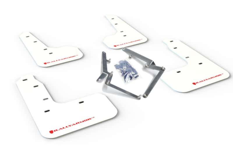 Rally Armor — Rally Armor 17-21 Honda Civic Sport/Sport Touring White UR Mud Flap w/Red Logo
Mud Flap - view 1