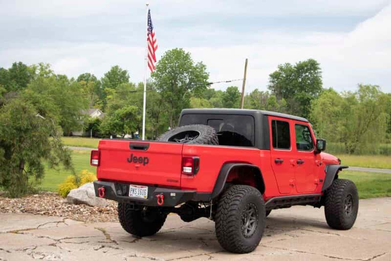 Fishbone Offroad — Fishbone Offroad 2020+ Jeep Gladiator JT In-Bed Tire Carrier - view 7