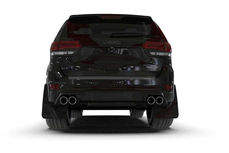 Rally Armor — Rally Armor 18-22 Jeep Grand Cherokee SRT Trackhawk Black UR Mud Flap - White Logo
Mud Flap - view 4
