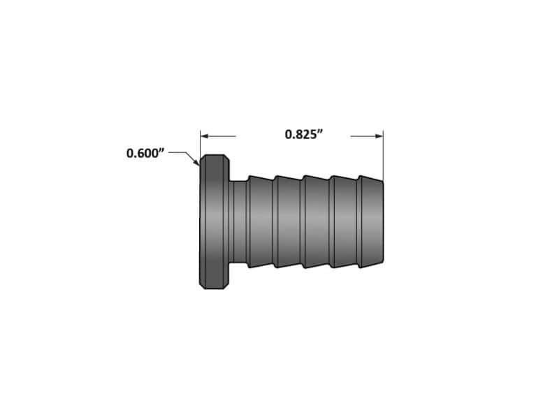Fleece Performance — Fleece Performance Universal 3/8in Billet Aluminum Block Off Plug
Threaded Plug - view 5