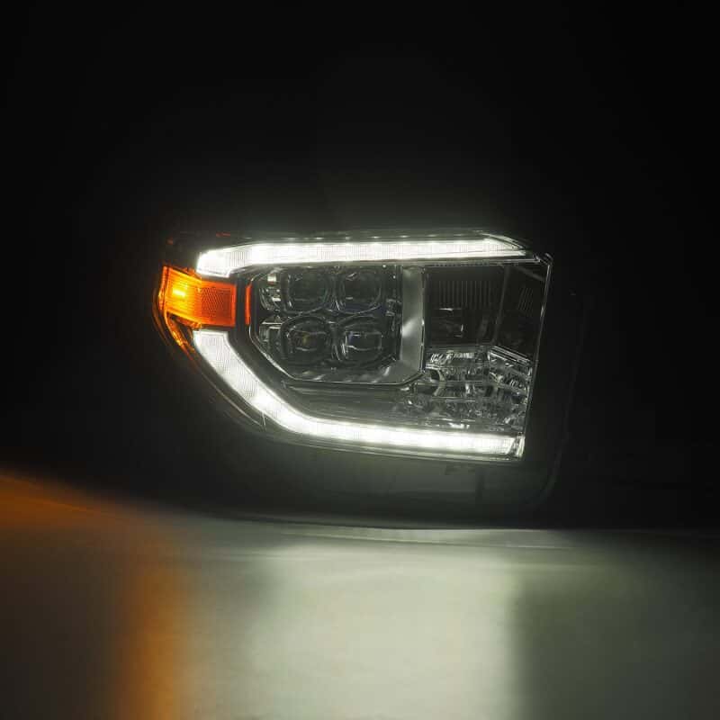 AlphaRex — AlphaRex 14-21 Toyota Tundra NOVA LED Proj HL Chrome w/Actv Light & Seq. Sig + Switchback DRL
Projector Headlights - view 3
