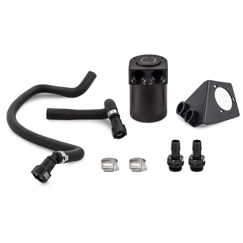 Mishimoto — Mishimoto 2020+ Chevrolet Corvette C8 Baffled Oil Catch Can Kit (PCV Side) - Black
Catch Can Kit - view 1