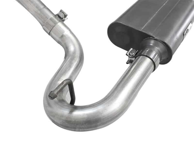 aFe — aFe Scorpion Exhaust System Cat Back 2.5in Aluminized Hi-Tuck 07-18 Jeep Wrangler JK V6 3.6/3.8L
Cat-Back Exhaust - view 5