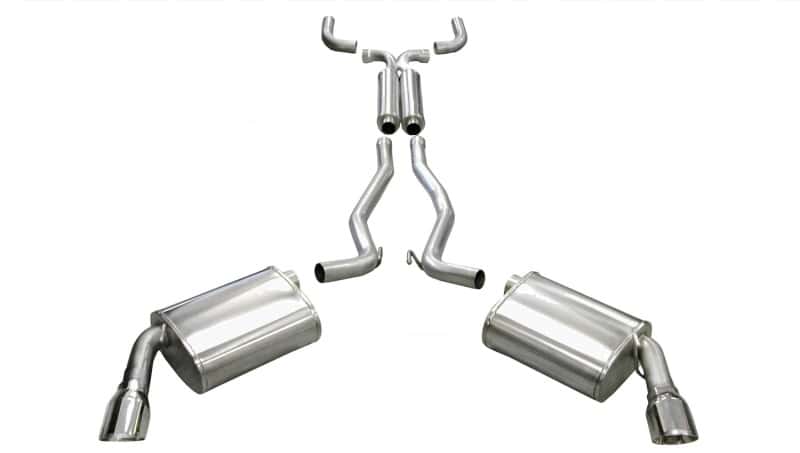 CORSA Performance — Corsa 2010-2015 Chevrolet Camaro Convertible RS 3.6L V6 Polished Sport Cat-Back + XO Exhaust
Exhaust - view 1