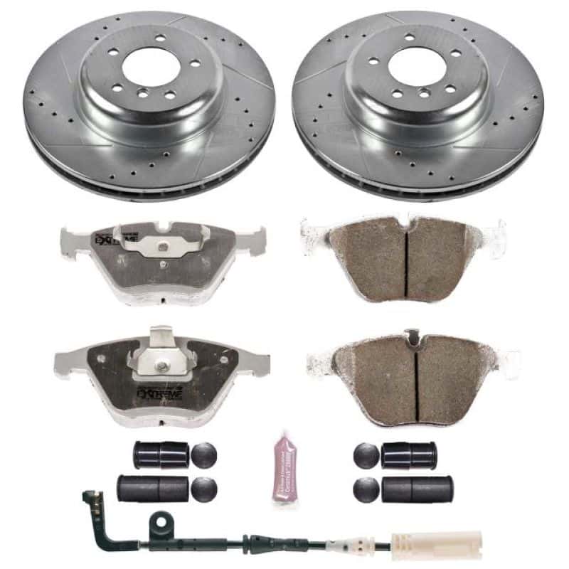 PowerStop — Power Stop 08-10 BMW 535i Front Z26 Street Warrior Brake Kit - view 1