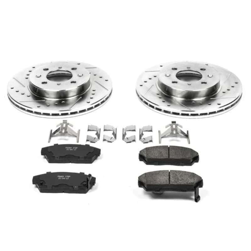 PowerStop — Power Stop 90-93 Acura Integra Front Z23 Evolution Sport Brake Kit - view 1