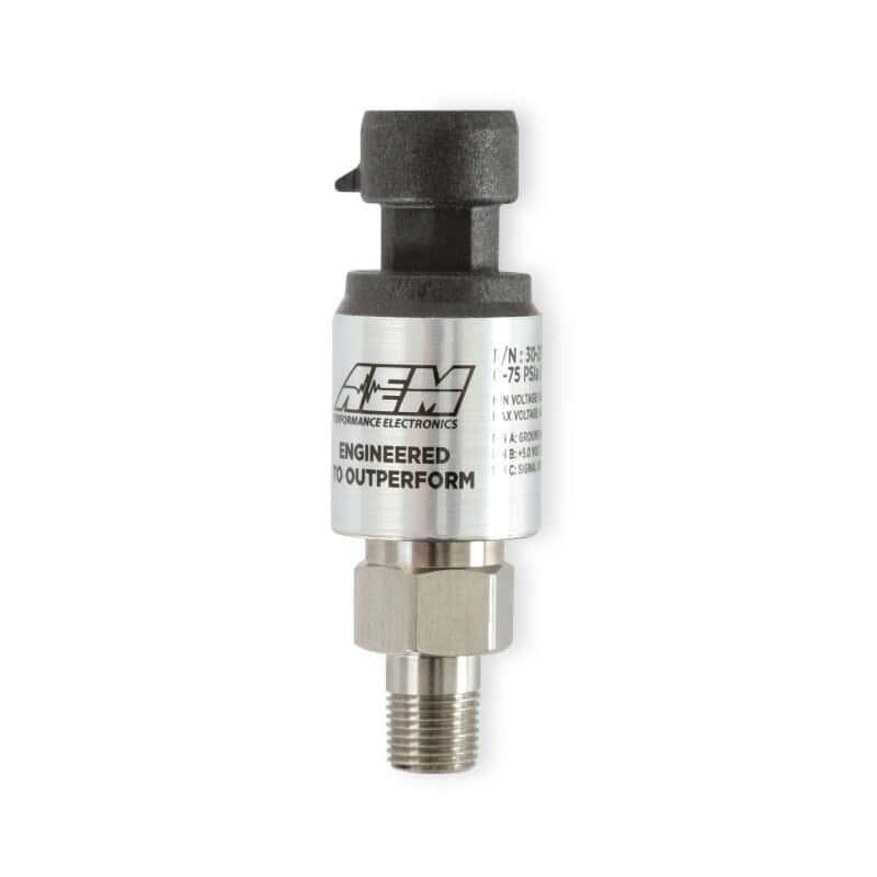 AEM — AEM 5 BAR MAP or 75 PSIA Stainless Steel Sensor Kit
Sensors/Connectors
Sensor Kit - view 4