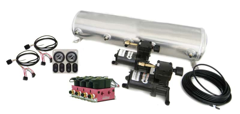 Ridetech — Ridetech 6 Gallon High Flow Big Red Compressor Leveling System Analog
Comp Kit BigRed Anal - view 1