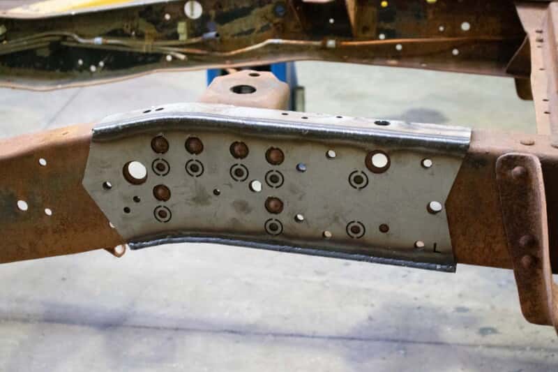 RustBuster — Rust Buster 73-87 Chevy C10 Center Mid Rear Frame Repair Kit - Left - view 4