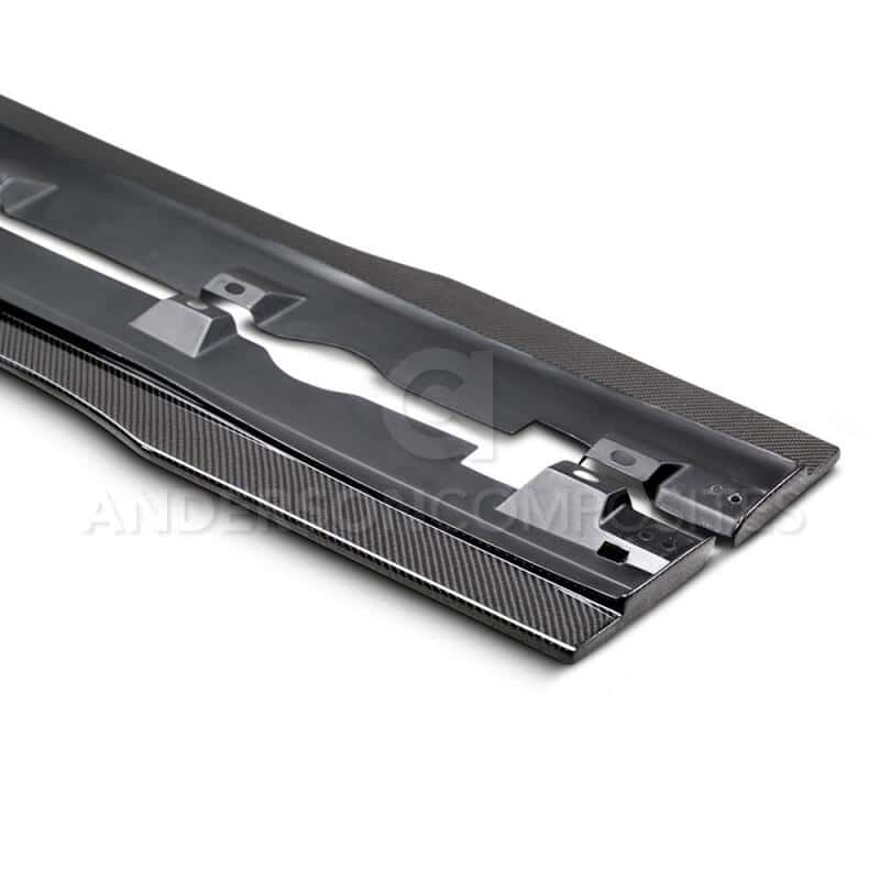 Anderson Composites — Anderson Composites 16-17 Ford Focus RS Type-AR Rocker Panel Splitter
Rocker Panel Extn - view 4