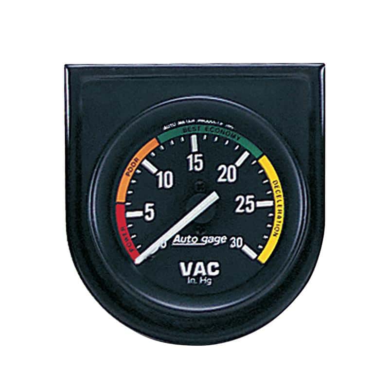 AutoMeter — Autometer AutoGage 52.4mm Mechanical 30 In Hg Vacuum Gauge - Black
GA 2" VAC PANL BK AG - view 2