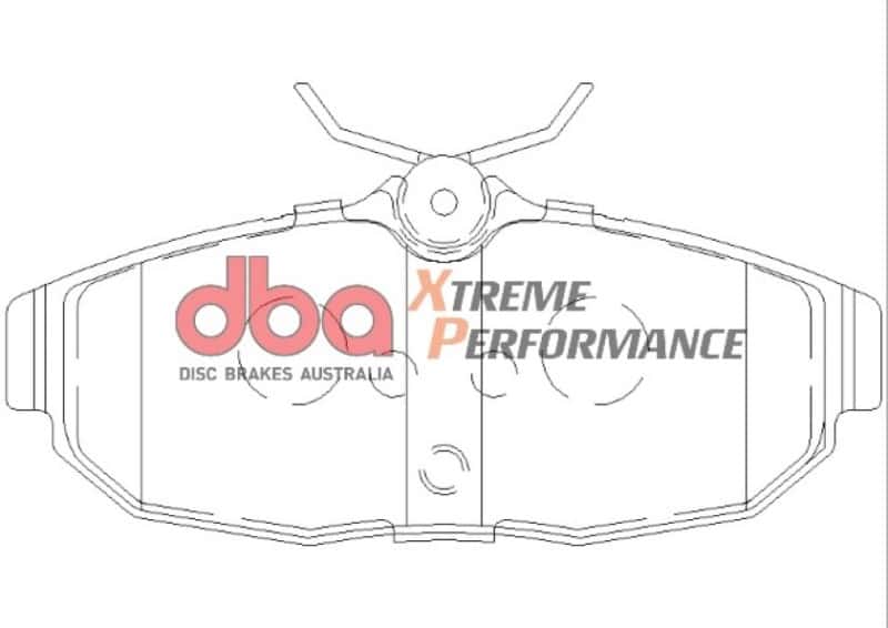 DBA — DBA 05-07 Ford Mustang GT / V6 XP650 Rear Brake Pads
Brake Pad - view 2