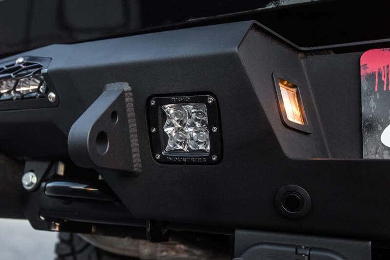 Addictive Desert Designs — Addictive Desert Designs 17-18 Ford F-150 Raptor HoneyBadger Rear Bumper w/ 10in SR LED Mounts
Bumper- Rear
Bumpers - view 3