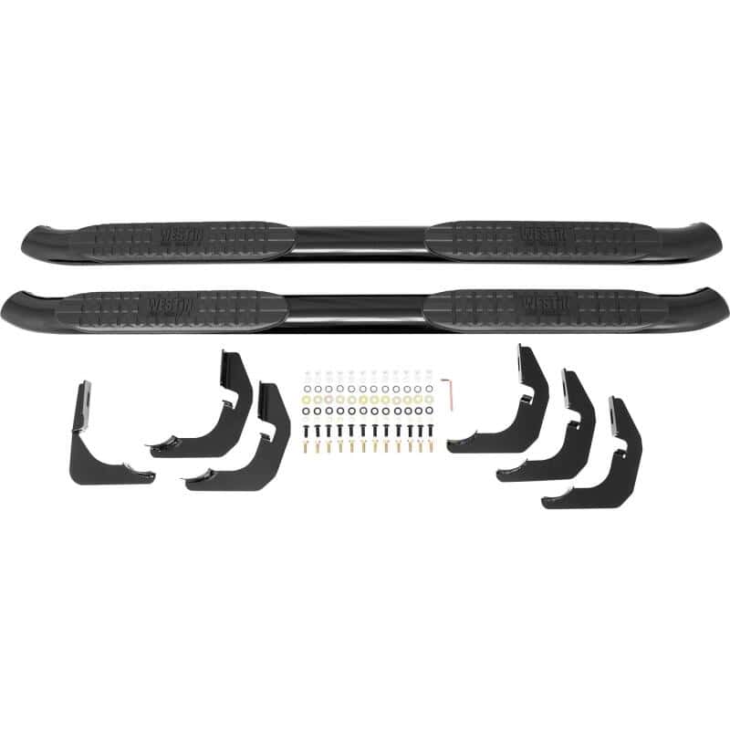 Westin — Westin 2014-2018 Chevrolet/GMC Silverado Sierra 1500 Dbl Cab PRO TRAXX 4 Oval Nerf Step Bars - Black
Nerf/Step Bar - view 5