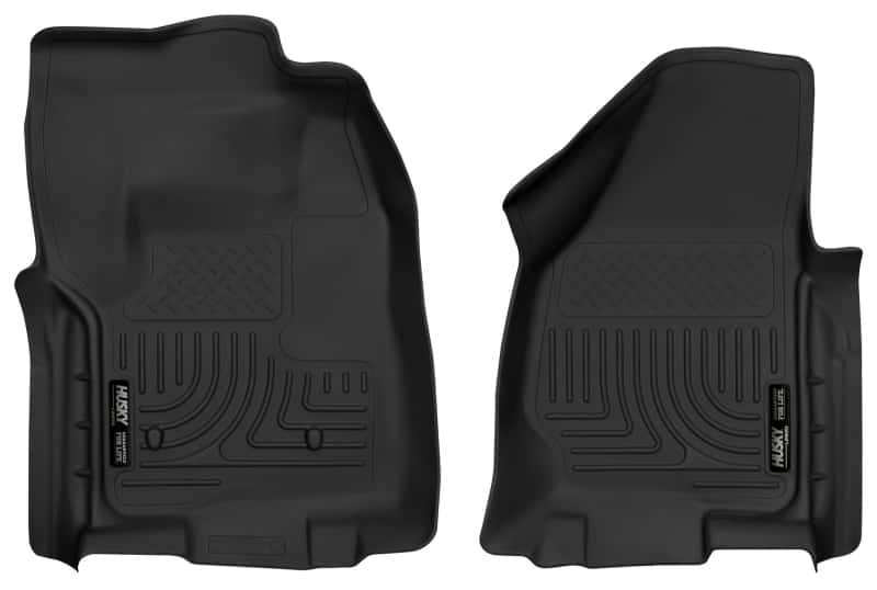 Husky Liners — Husky Liners 12-16 Ford F-250/F-350 Standard Cab w/o Trans Case Shifter XAC Black Front Floor Liners
Floor Liners - view 1