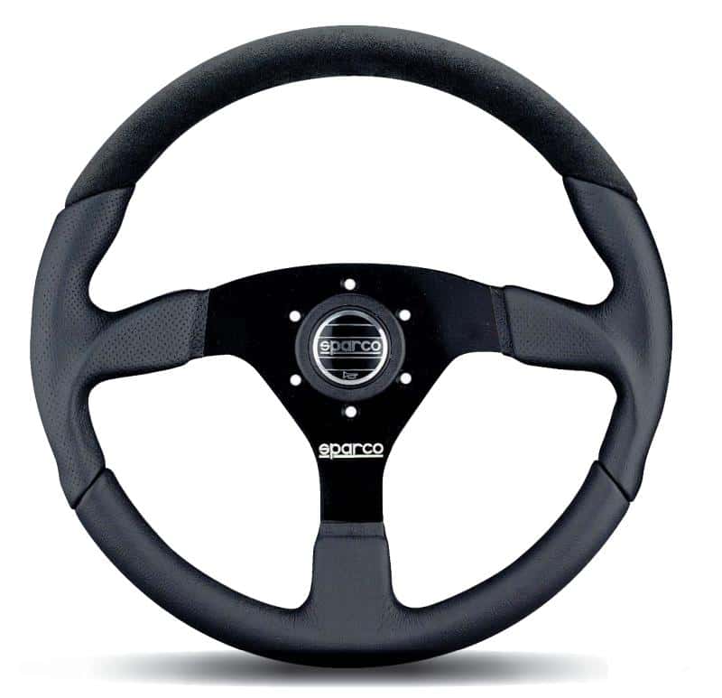 SPARCO — Sparco Steering Wheel L505 Lap 5 Blk/Blk/Blk - view 2