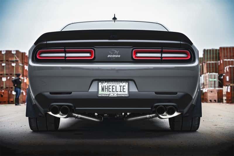 CORSA Performance — Corsa 15-23 Challenger SRT/Hellcat/Demon/Redeye 2.75in Valved CB DR Exit w/ Twin 3.5in Pol Pro Tips
Exhaust - view 7