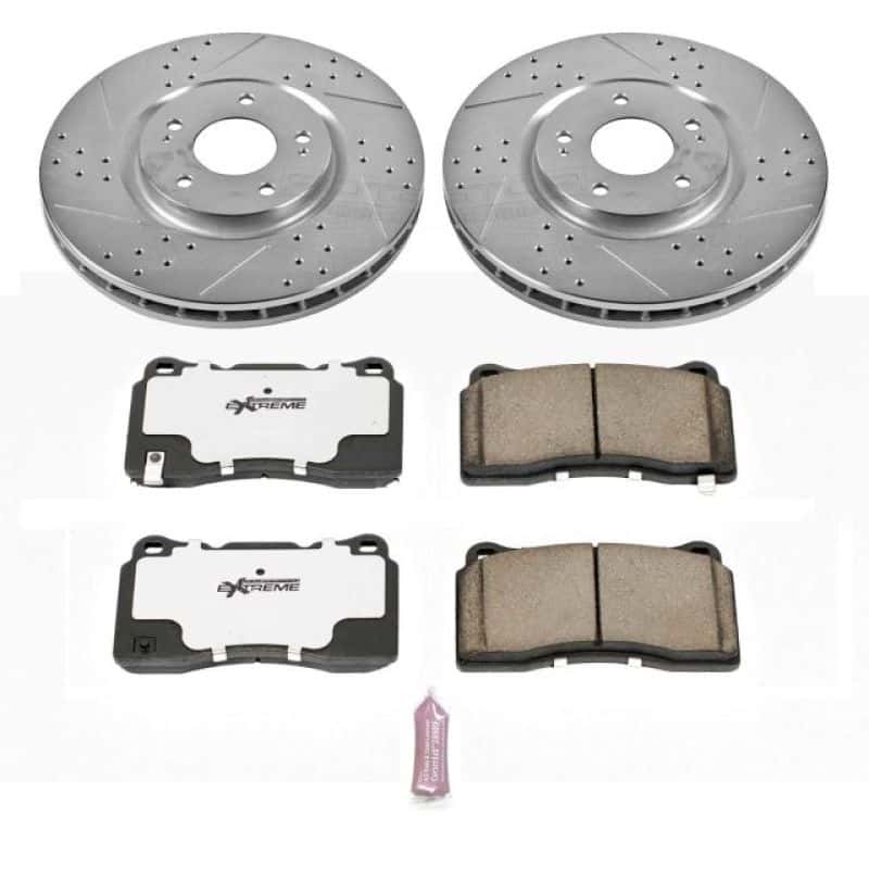 PowerStop — Power Stop 03-06 Mitsubishi Lancer Front Z26 Street Warrior Brake Kit - view 1