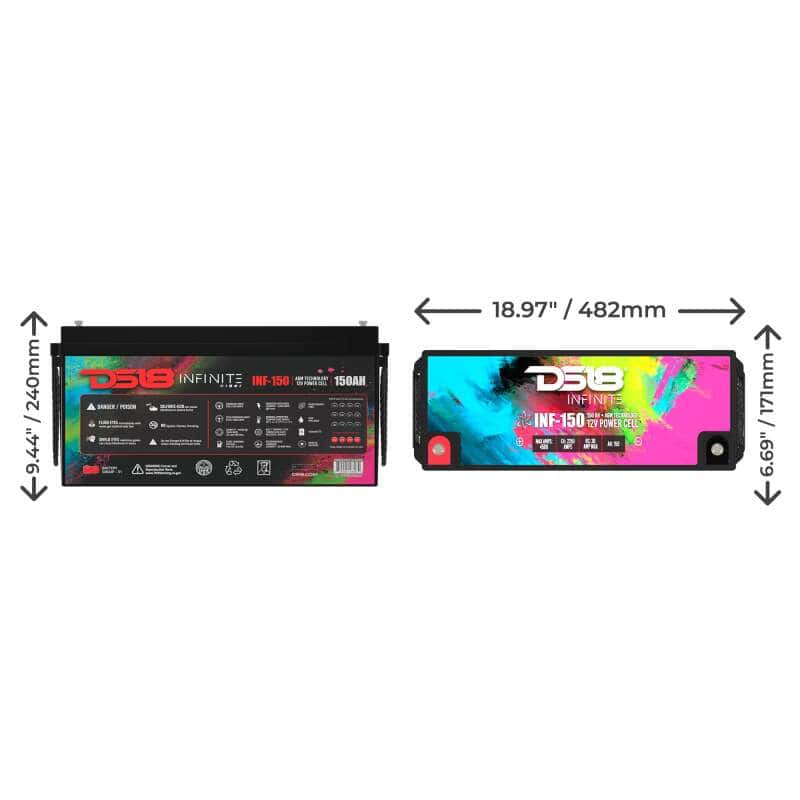 DS18 — DS18 4000 Watts 150 AH Infinite AGM Power Cell Battery - view 8