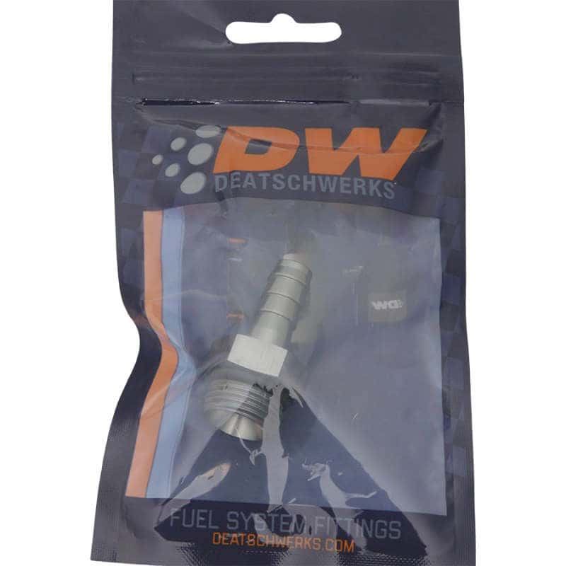 DeatschWerks — DeatschWerks 8AN ORB Male To 3/8in. Male Triple Barb Fitting (Incl. O-Ring)
Lines & Fittings - view 2