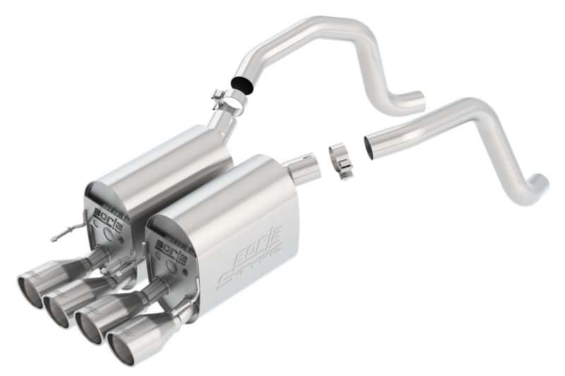 Borla — Borla 05-08 Corvette Coupe/Conv 6.0L/6.2L 8cyl AT/MT 6spd S-Type II SS Exhaust (rear section only)
Axle-Back System
ExhstSysKt - view 5