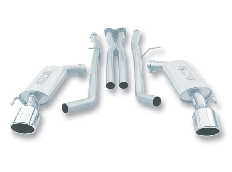 Borla — Borla 05-06 Pontiac GTO Coupe 2dr 6.0L 8cyl AT/MT 4spd/6spd RWD SS Catback Exhaust w/ inXin Pipe
Cat-Back System
ExhstSysKt - view 1
