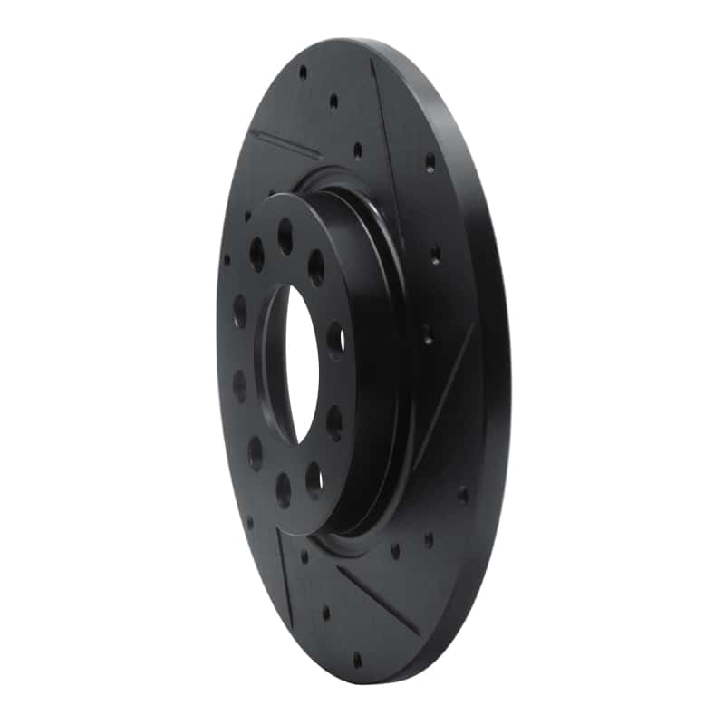 R1 Concepts — R1 2014-2022 Chrysler 200 Rear Right Drilled & Slotted Black Brake Rotor
R1 Brake Rotor Drill - view 2