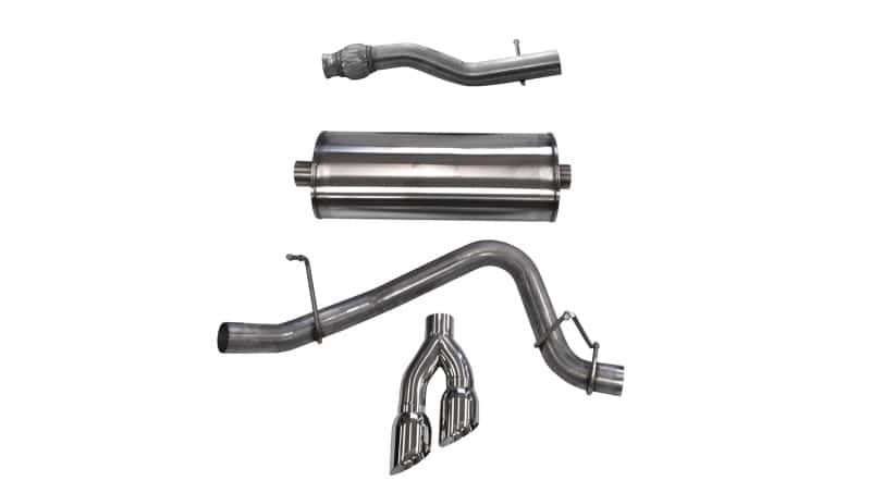 CORSA Performance — Corsa 2015-2020 GMC Yukon XL 1500 5.3L V8 3in Cat-Back Single Side Exit Twin 4in Polished Tips
Exhaust - view 3