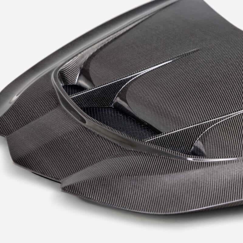 Anderson Composites — Anderson Composites 20-24  Chevrolet Corvette C8 Type-Z1 Double Sided Carbon Fiber Hood - view 2