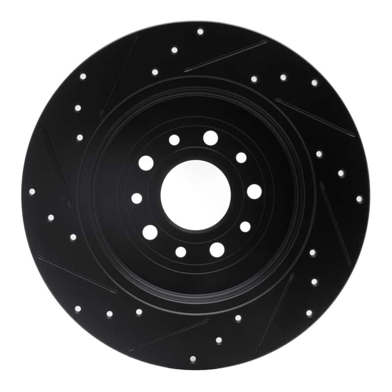 R1 Concepts — R1 05-19 Ford Freestyle Rear Right Drilled & Slotted Black Brake Rotor
R1 Brake Rotor Drill - view 5