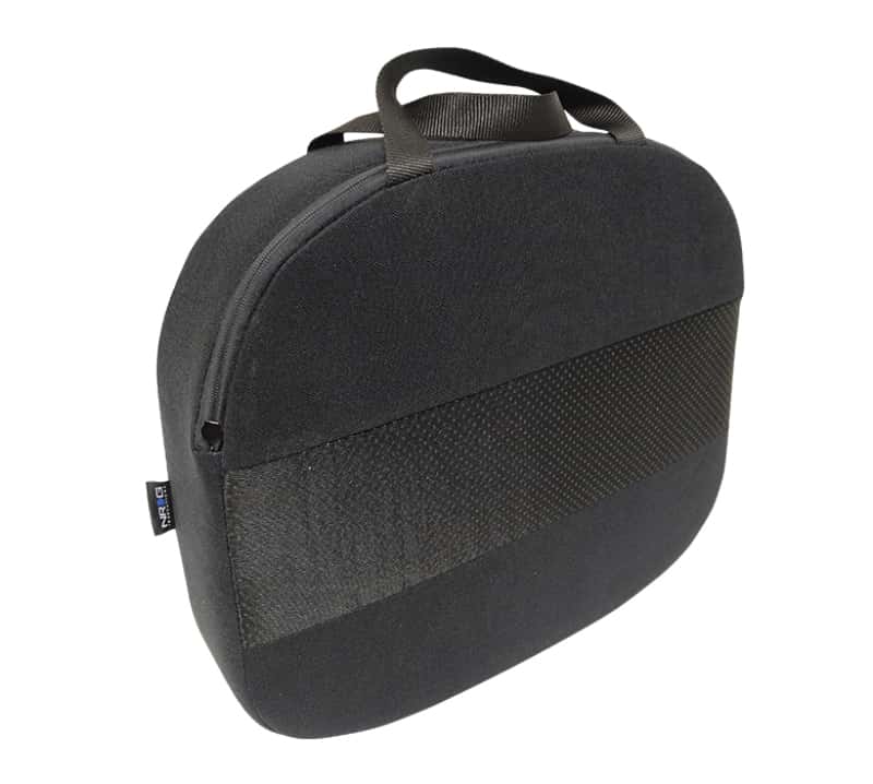 NRG — NRG Racing Seat Cushion - One Piece Memory Foam Nylon Black w/ White Stitching - view 4