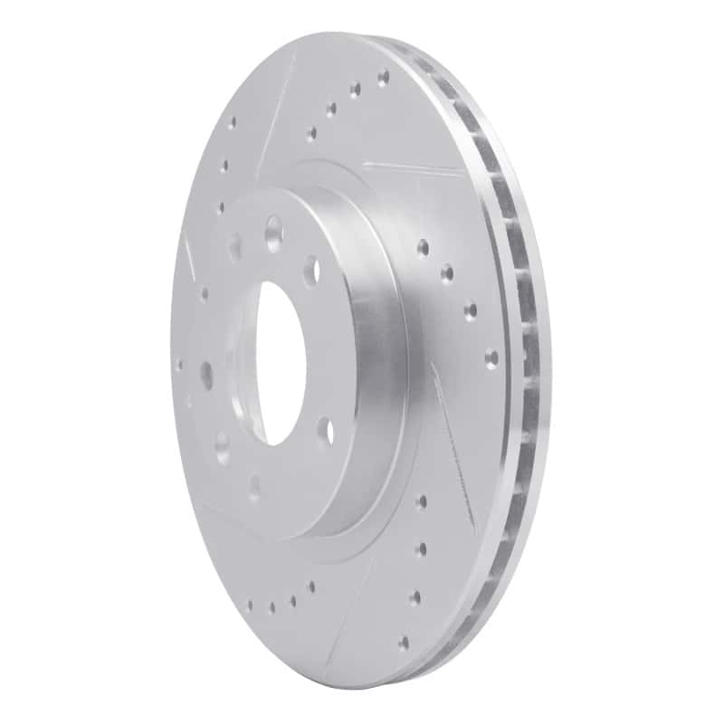 R1 Concepts — R1 06-15 Mazda MX-5 Miata Front Left Drilled & Slotted Silver Brake Rotor
R1 Brake Rotor Drill - view 2