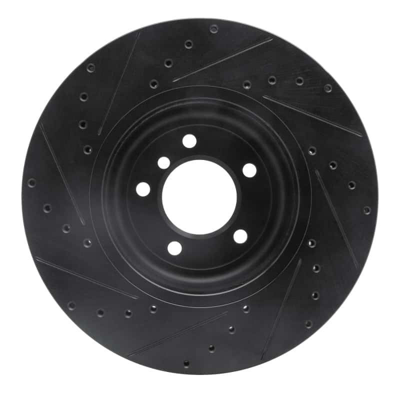 R1 Concepts — R1 11-16 BMW Z4 Front Right Drilled & Slotted Black Brake Rotor
R1 Brake Rotor Drill - view 5