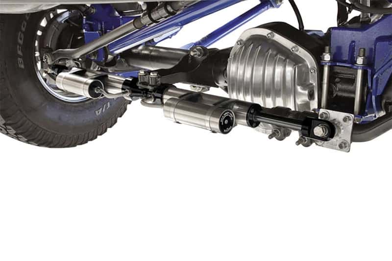 Fabtech — Fabtech 99-04 Ford F250/350 4WD Dual Steering Stabilizer System w/DL 2.25 Resi Shocks
Steering Damper Kit - view 2