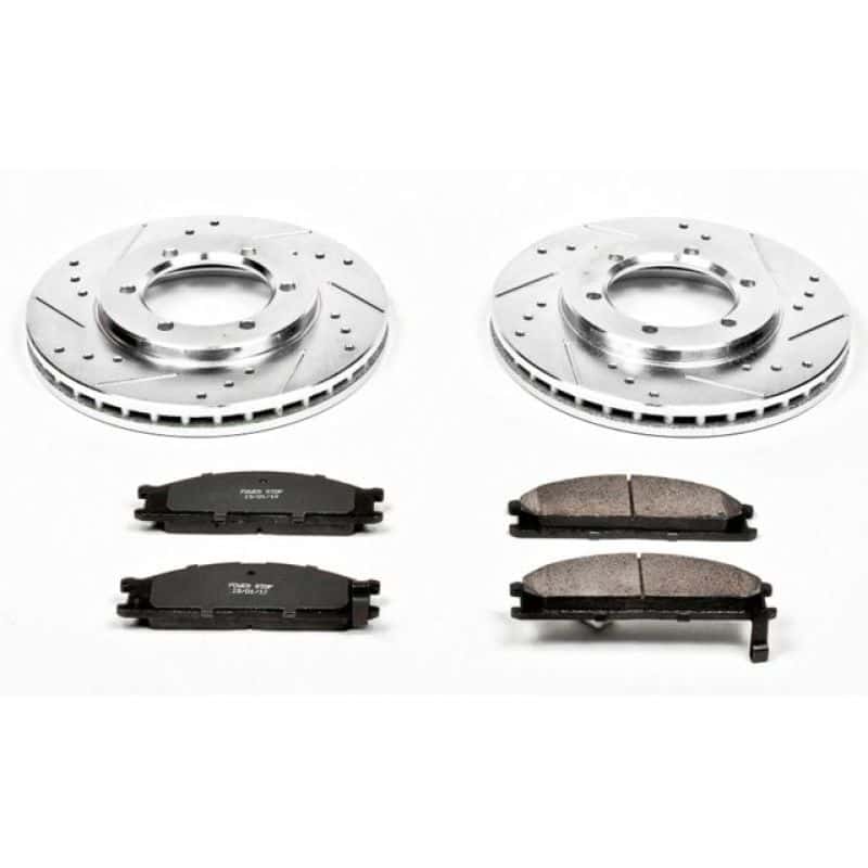 PowerStop — Power Stop 99-04 Nissan Frontier Front Z23 Evolution Sport Brake Kit - view 1