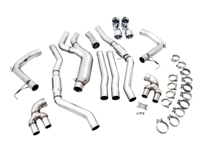 AWE Tuning — AWE Tuning 2019+ BMW M340i (G20) Track Edition Exhaust - Quad Chrome Silver Tips
Track Exhaust - view 9