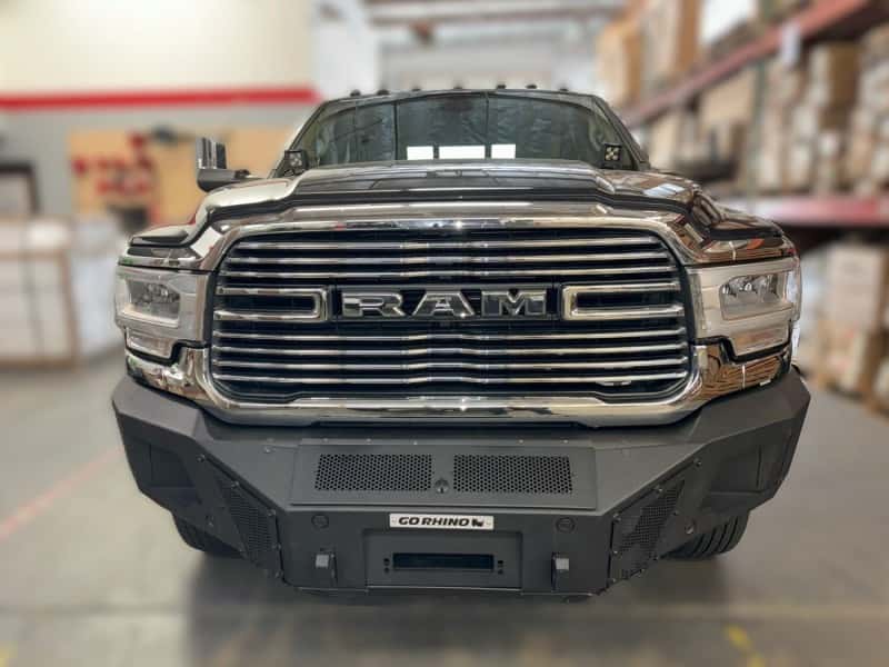 Go Rhino — Go Rhino 19-24 RAM 2500/3500 BR11 Front Bumper Replacement - Tex. Black
BR Bumper BR11 Front - view 2