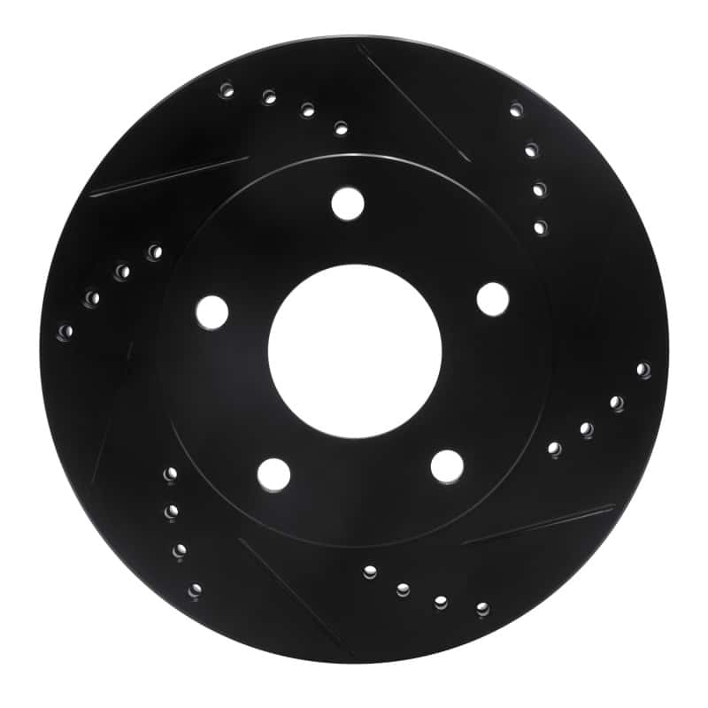 R1 Concepts — R1 79-98 Buick Riviera Rear/Front Right Drilled & Slotted Black Brake Rotor
R1 Brake Rotor Drill - view 1
