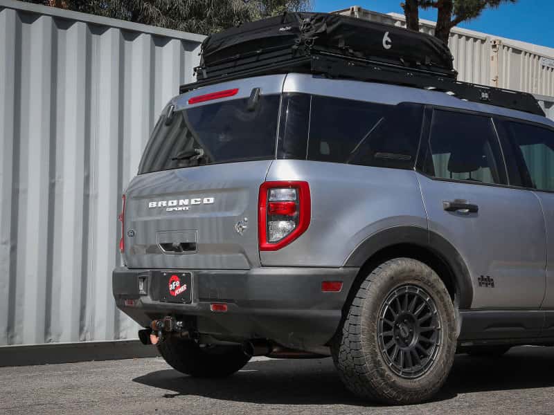 aFe — aFe Ford Bronco Sport 21-22 L3-1.5L (t)/L4-2.0L (t) Vulcan Cat-Back Exhaust System- Black Tips
Cat-Back Exhaust - view 4