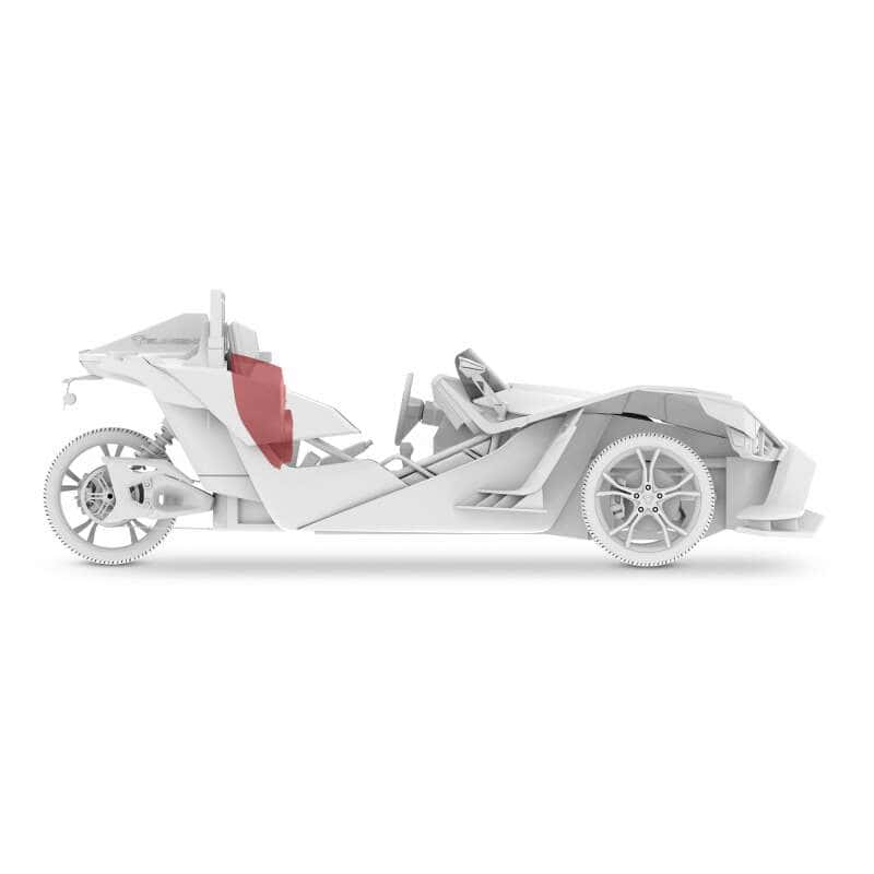 DS18 — DS18 2015+ Polaris Slingshot Center Console Enclosure Fits 2x 6in & 2x 2.28in Speakers(Not Included) - view 12