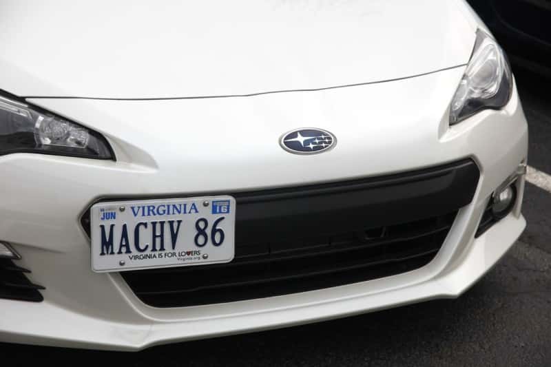 Turbo XS — Turbo XS 13-16 Subaru BRZ/Scion FR-S License Plate Relocation Kit
License Bracket - view 12