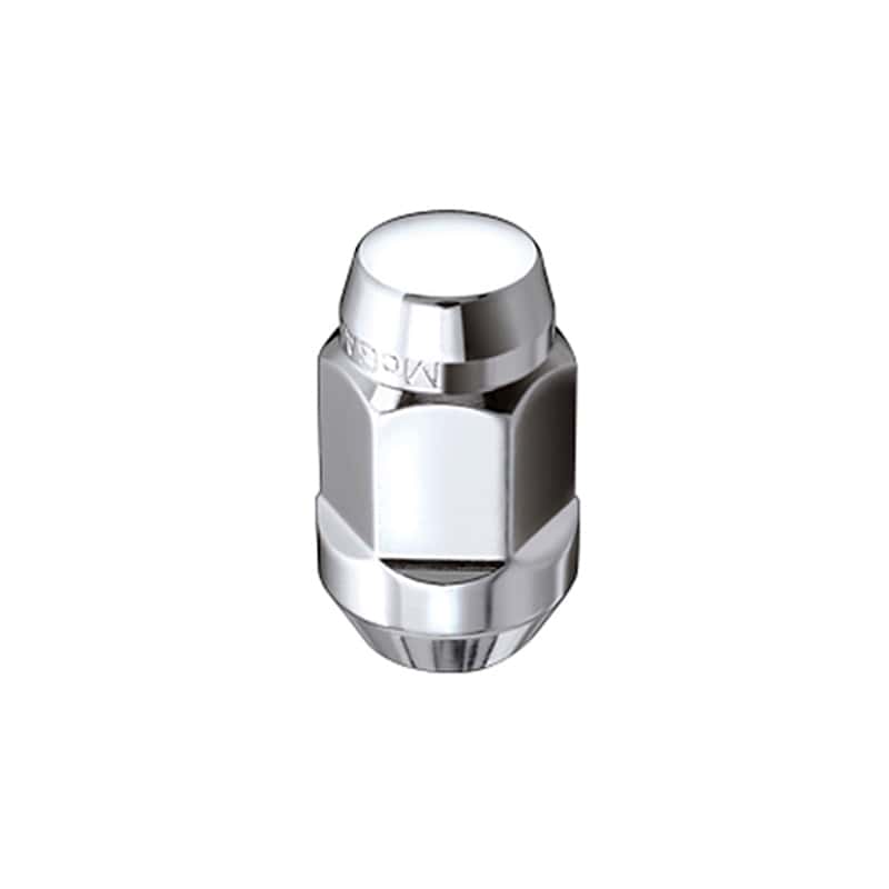 McGard — McGard Hex Lug Nut (Cone Seat Bulge Style) M12X1.25 / 3/4 Hex / 1.45in. Length (4-Pack) - Chrome - view 1