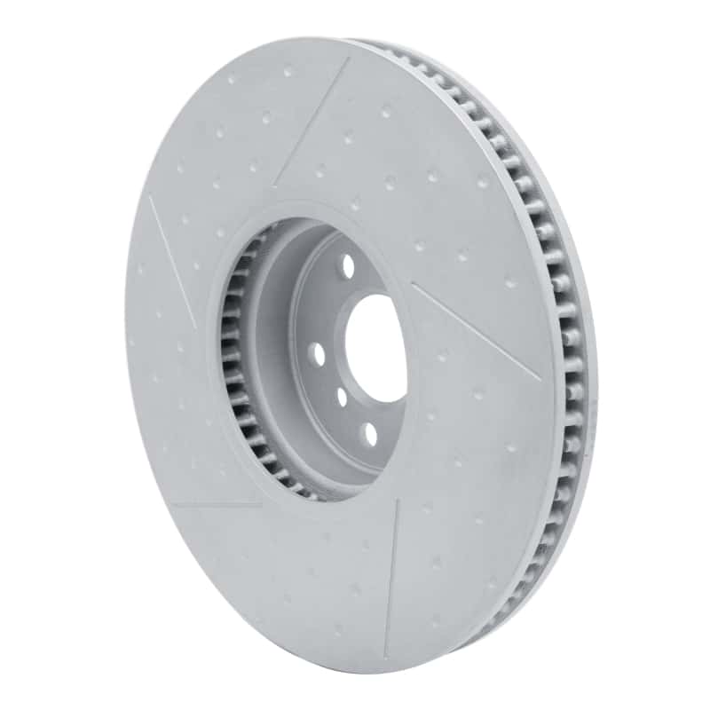 DFC — DFC 20-25 BMW M340iX Right Front Hi-Carbon Alloy Geomet Coated Rotor - Dimpled and Slotted - view 4