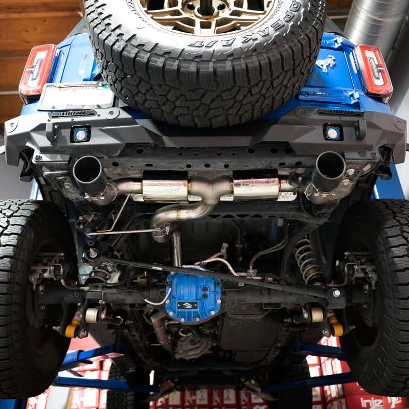 Injen — Injen 21-22 Ford Bronco L4-2.3L Turbo/V6-2.7L Twin Turbo  SS Cat-Back Exhaust
Exhaust System - view 4
