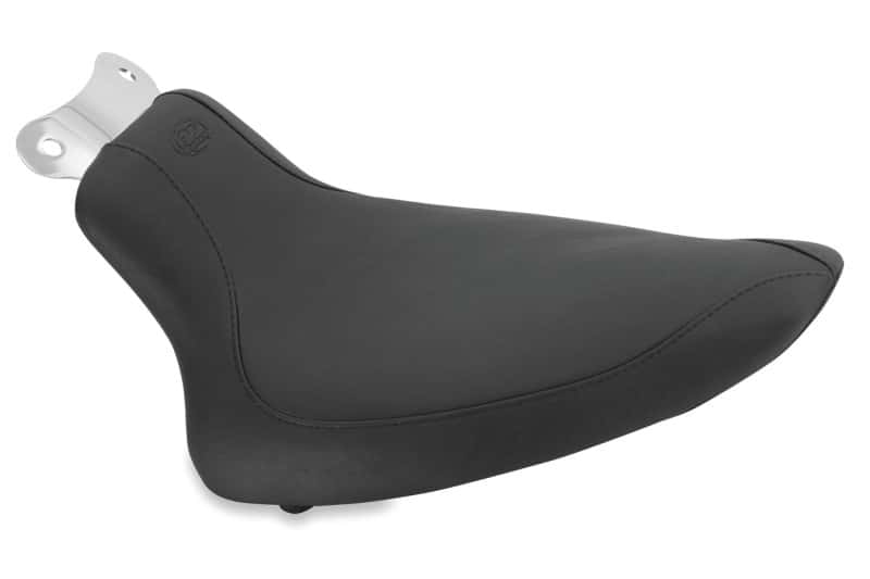 Mustang Motorcycle — Mustang 00-15 Harley Softail Standard Rear Tire Runaround Solo Seat - Black - view 1